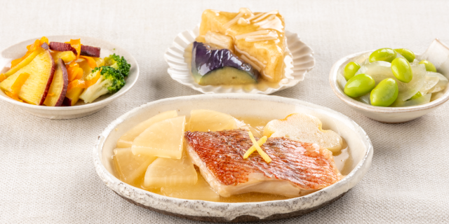 しょうが香る赤魚の出汁煮